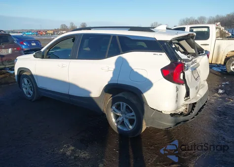 2022 GMC Terrain Fwd Sle z USA, uszkodzony, nr VIN 3GKALMEV9NL127691